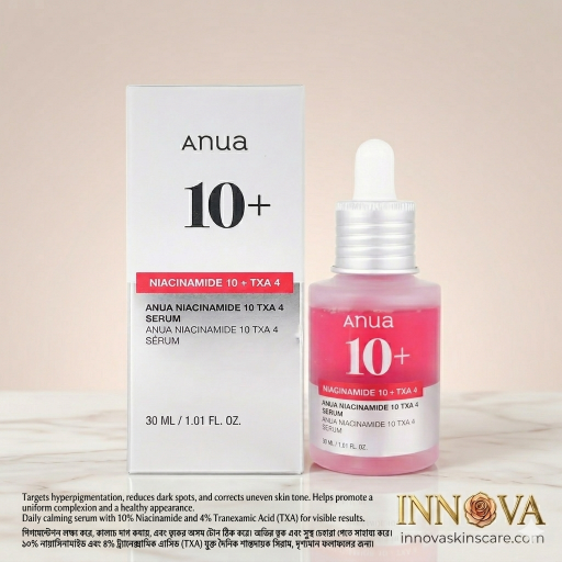 Anua Niacinamide 10 + TXA 4 Serum front product image at Innova Beauty Shop Bangladesh