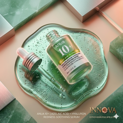 Anua Azelaic Acid 10+ Hyaluron Soothing Serum packaging at Innova Beauty Shop Bangladesh