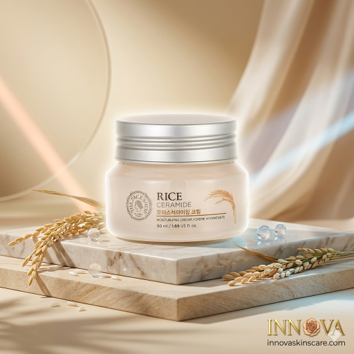Rice Ceramide Moisturizing Cream premium display image at Innova Beauty Shop Bangladesh