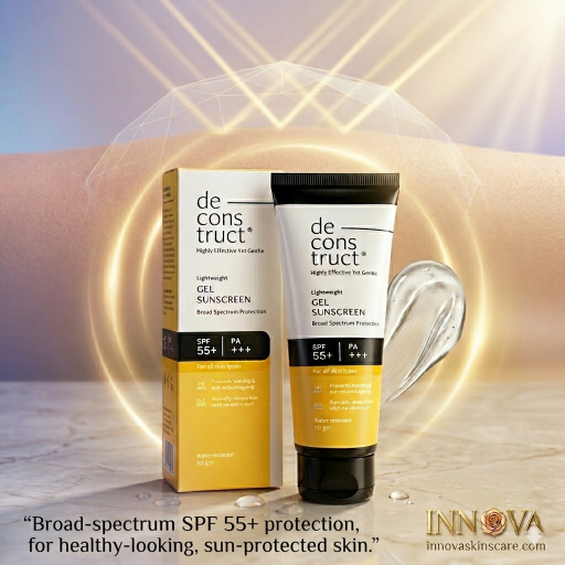 Deconstruct Lightweight Gel Sunscreen SPF 55+ PA+++ at Innova Beauty Shop Bangladesh
