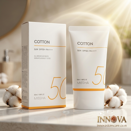Daily lightweight sunscreen with cotton-soft finish