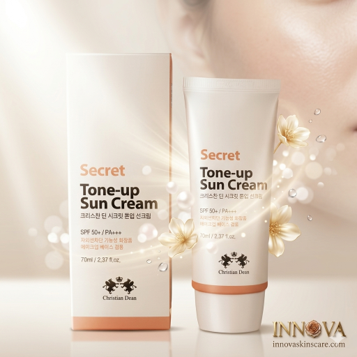 Korean tone-up sunscreen for daily UV protection