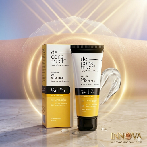 Deconstruct Lightweight Gel Sunscreen SPF 55+ PA+++ at Innova Beauty Shop Bangladesh