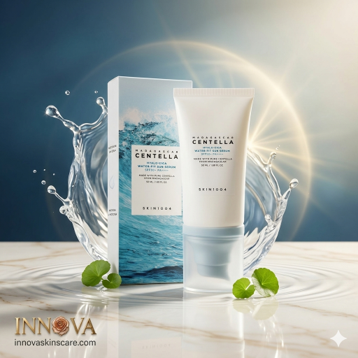 Centella Hyalu-Cica sunscreen serum for daily UV protection