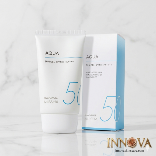 Missha Aqua Sun Gel SPF 50+ PA++++ Korean sunscreen